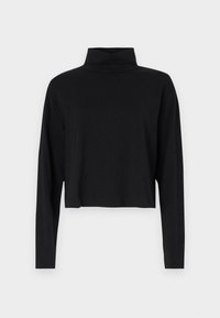 MARINER CROP - Top dugih rukava - black