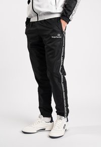 Sergio Tacchini NASTRO TRACKSUIT SET - Trenirka - black/harvest gold