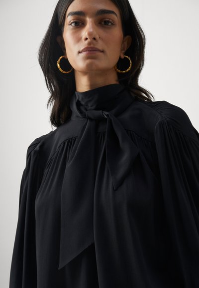 N°21 BLUSA TESSUTO - Πουκαμίσα με κουμπιά - nero