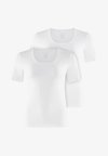 Daily Comfort 2-Pack Round Neck - Unterhemd/-shirt - white