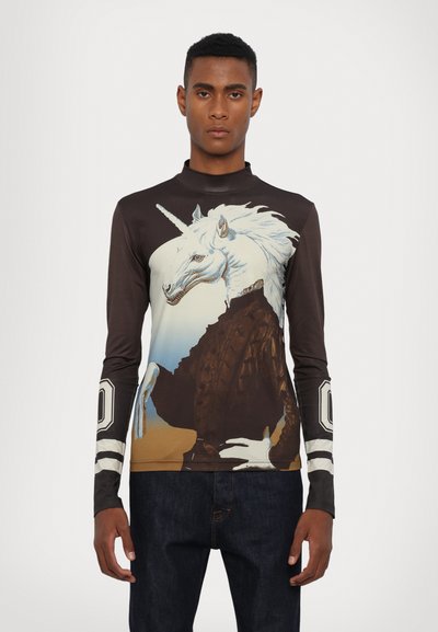 Dhruv Kapoor MAGIC MINDS ZIPPED TURTLENECK UNISEX - Pikkade varrukatega topp - multi