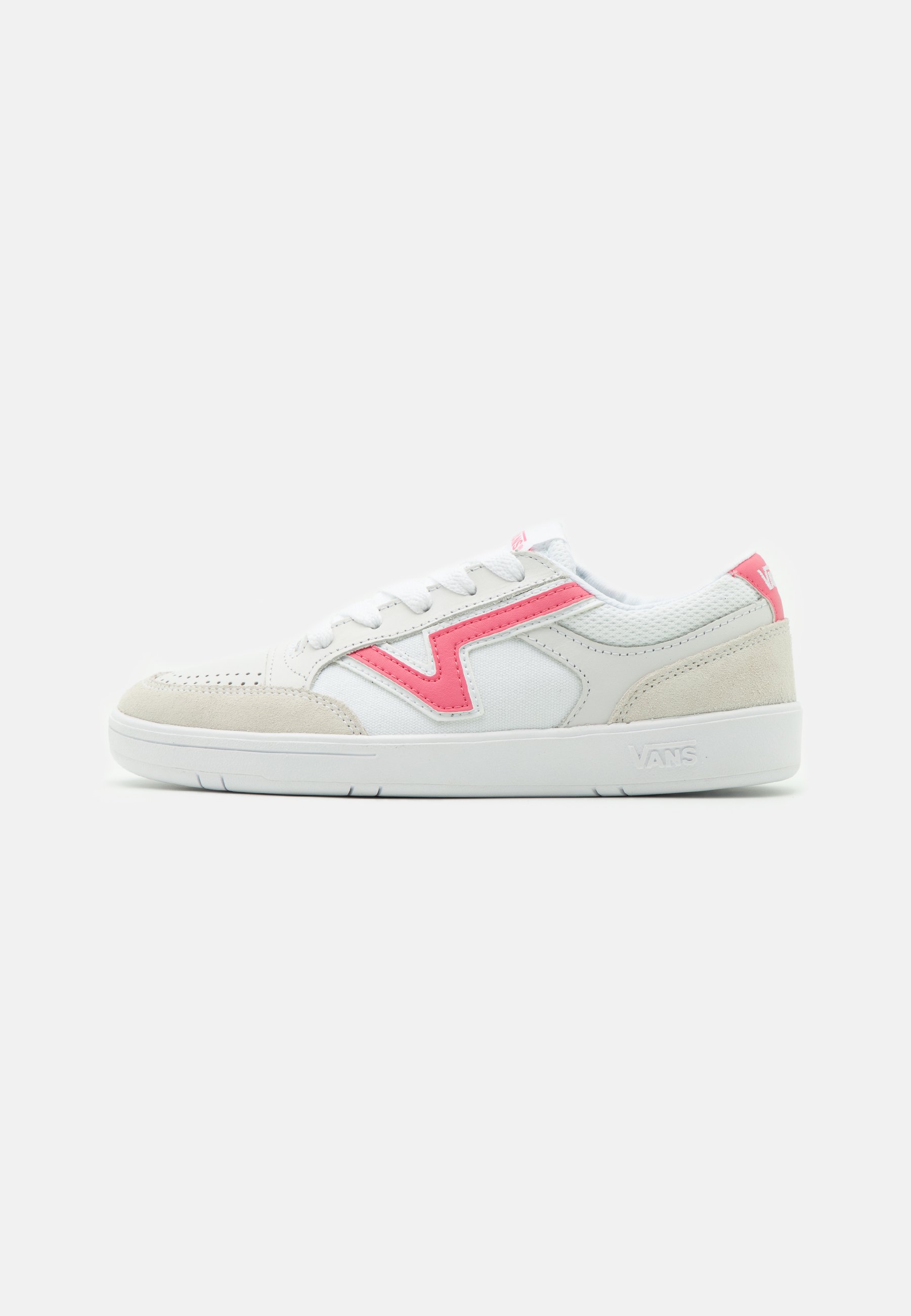 Vans LOWLAND - Sneaker low - true white/pink lemonade/weiß - Zalando.de