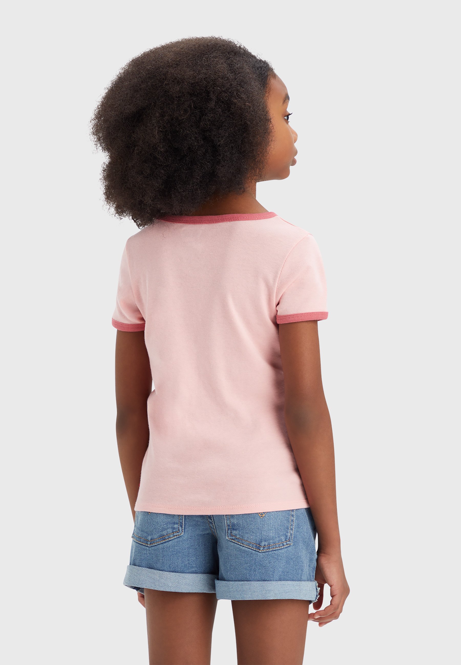 T-shirt Levi's Kids A Maniche Lunghe Con Logo Batwing - Per Bambine E Ragazze, Jersey Morbido E Traspirante