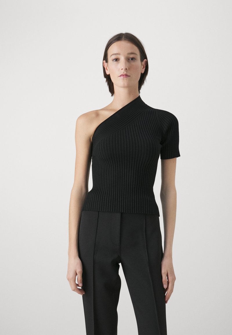 AERON SHORT SLEEVED - Marškinėliai su spaudiniu - black