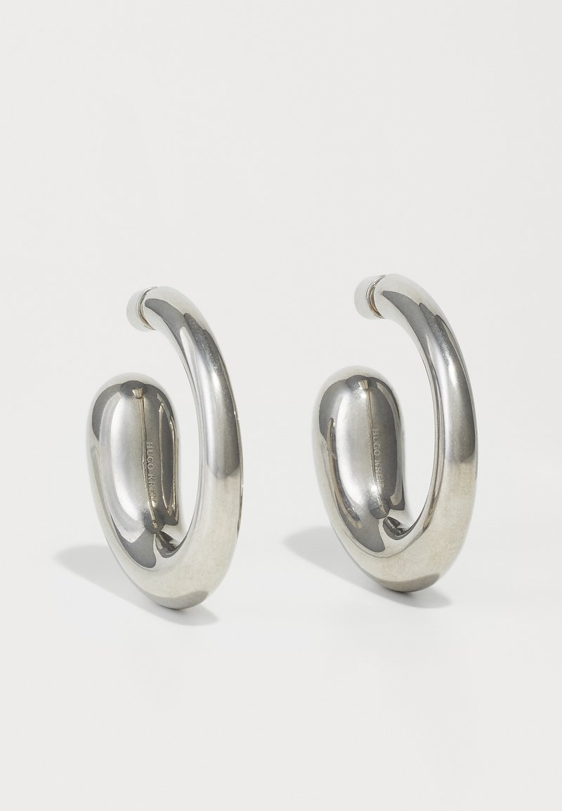 HUGO KREIT PISTIL DROP - Øredobber - silver-coloured