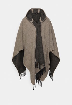 TWO TONE PONCHO - Skjerf - hazelwood