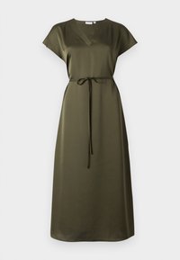 VIELLETTE V NECK DRESS - Freizeitkleid - khaki