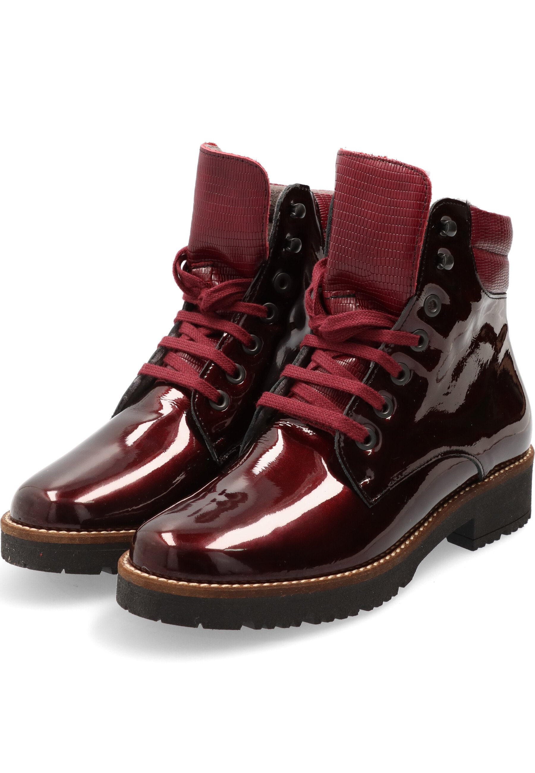 PITILLOS Botines con cordones - burdeos - Zalando.es