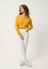 Authentic Cashmere COL V - Strickpullover - turmeric
