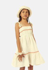 MIPOUNET MUSELINA ANETTE       - Vestido informal - ecru salmon