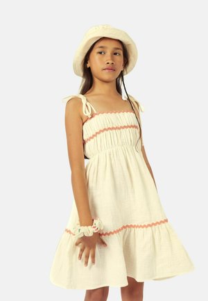 MIPOUNET MUSELINA ANETTE       - Vestido informal - ecru salmon