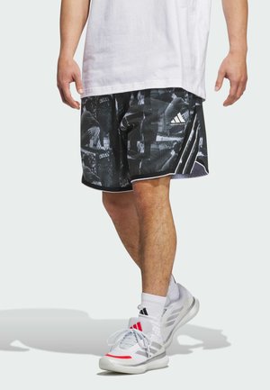 adidas Performance CRAZY LITE AOP - Pantalón corto de deporte - white black