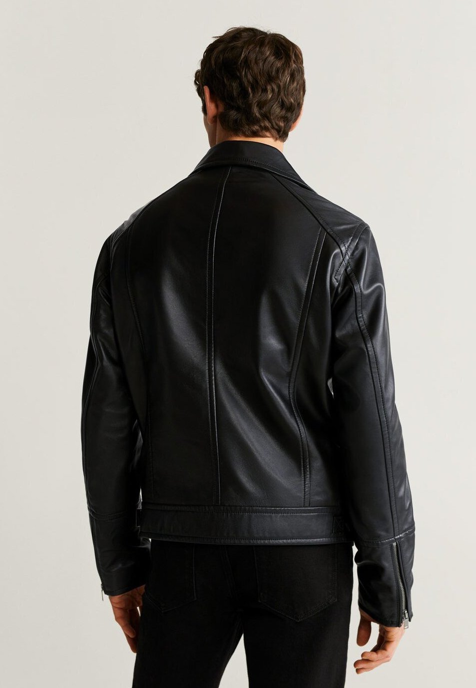 Mango PERFECT Leren jas black Zalando.nl Mango Leren jas noir Zalando.nl