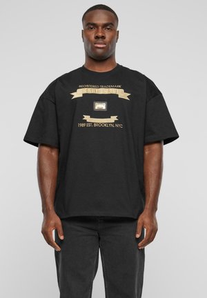 PLATE BOXY - T-Shirt print - black