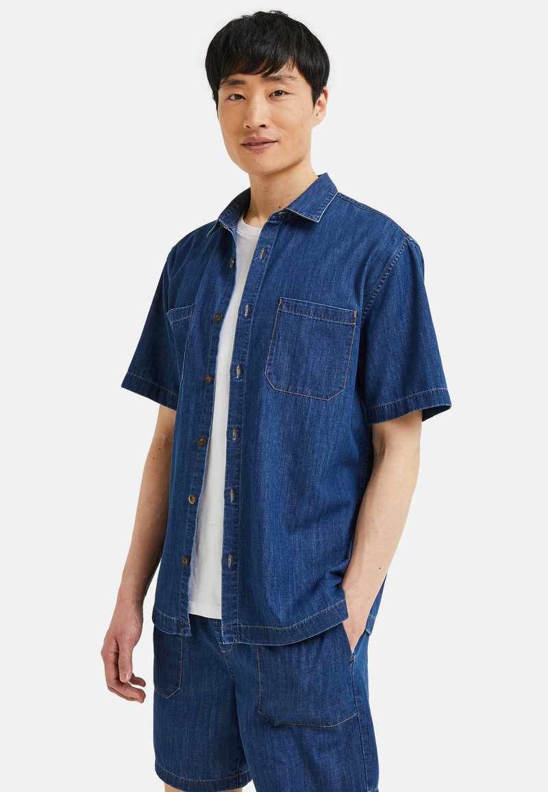 HELLORSOON Ensemble été Homme, 2 PièCes, T-Shirt, Short D'éTé, Manches Courtes, Ras Du Cou Chemise Jabot Ensemble Court Pour Homme - 2 PièCes - Short Cycliste Cycliste Vetement Musculation