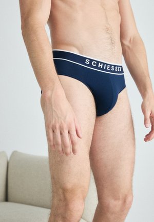 Schiesser 3PACK  - Briefs - dark blue