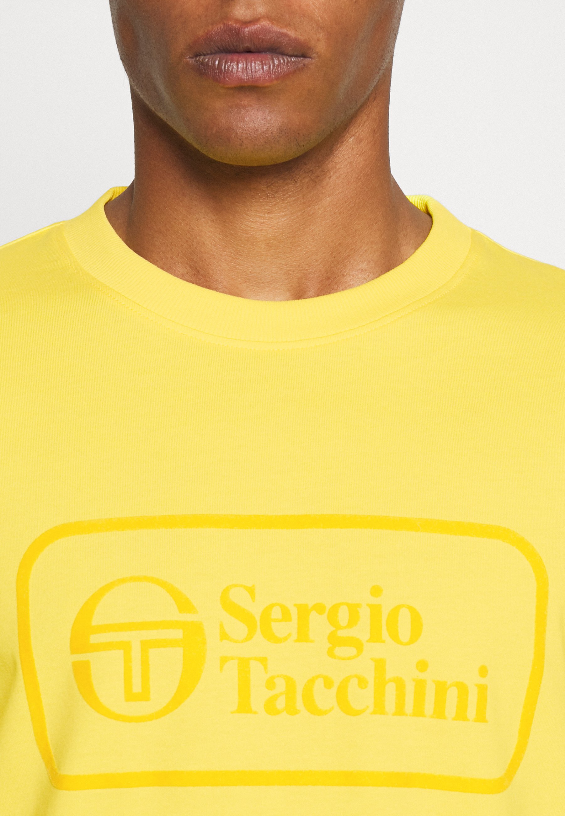 Sergio Tacchini REMO - Camiseta estampada - slicker/amarillo - Zalando.es
