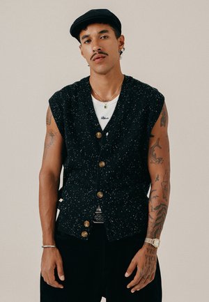 BLKVIS, NEP KNIT VEST - Veste sans manches - black