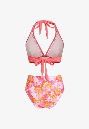 Cupshe, VIBRANT FLORAL BIKINI SET FOR BEACH GLAMOUR - Bikini - pink floral