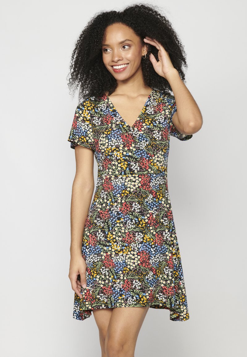 Koroshi SHORT SLEEVE - Vestido informal - multicolor/multi-coloured