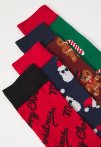 Only & Sons ONSXMAS CALENDER 8 PACK - Ponožky - black/jellybean/dressblues