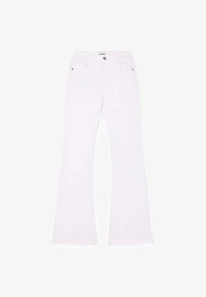 Balmohk, Flare High Rise - Džínsy bootcut - white