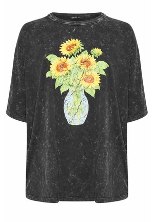 Yours Clothing, PLUS SIZE CASUAL TOPS - Langærmet T-shirt - grey