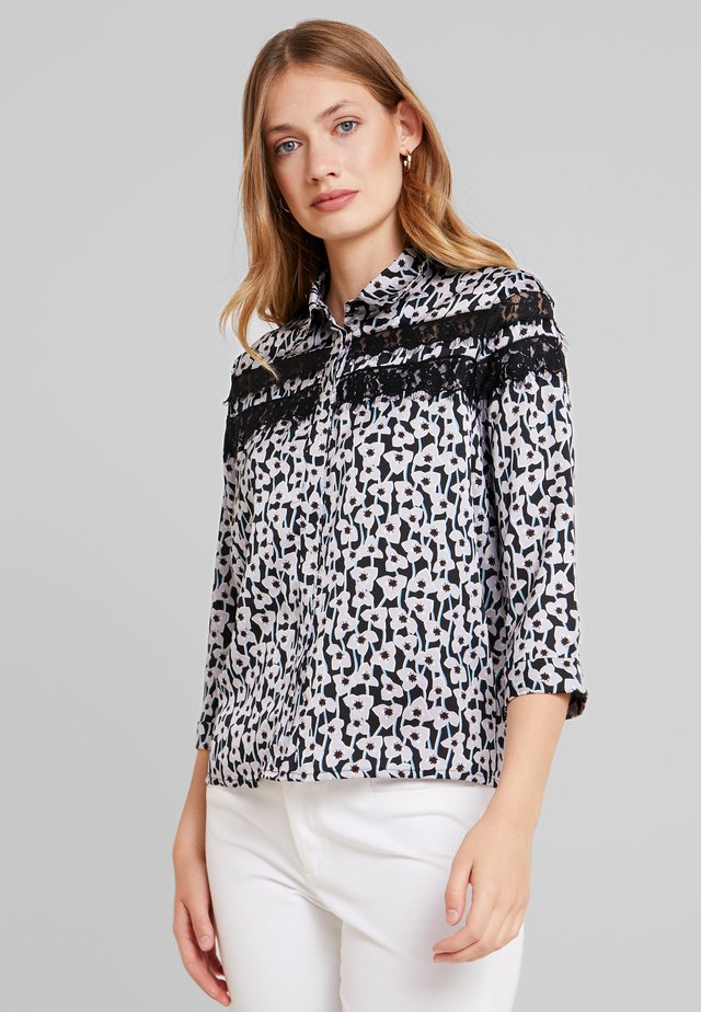 GINA FLOWER - Button-down blouse - viola