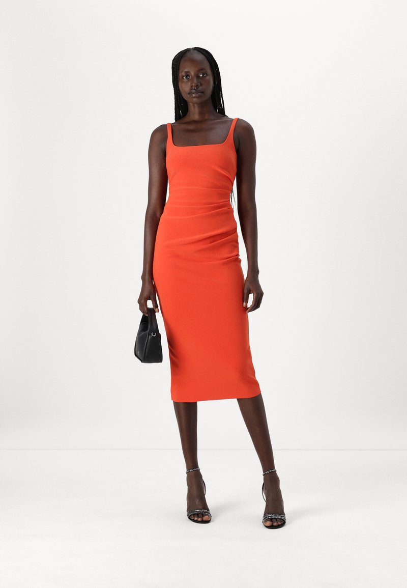 Bec + Bridge KARINA TUCK DRESS - Shift dress - fire red/red - Zalando.ie Bec + Bridge KARINA TUCK DRESS - Shift dress - fire red/red - Zalando.ie