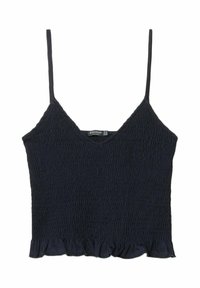 STRAPPY WITH ELASTIC DETAIL - Top - dark blue