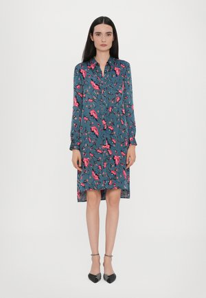 Diane von Furstenberg PRITA SHIRT DRESS - Shirt dress - blue