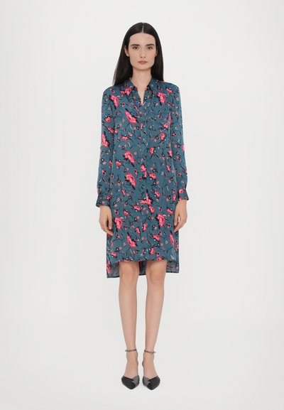Diane von Furstenberg PRITA SHIRT DRESS - Vestido camisero - blue