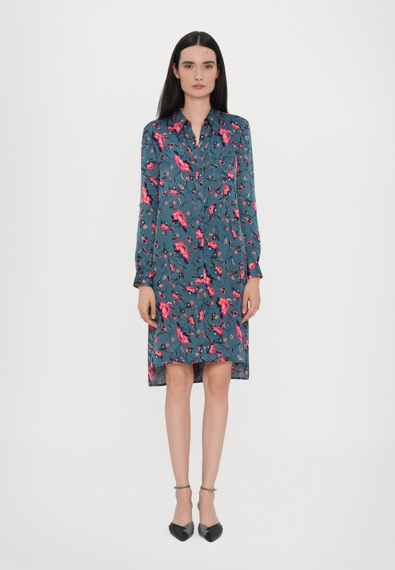 Diane von Furstenberg PRITA SHIRT DRESS - Paitamekko - blue
