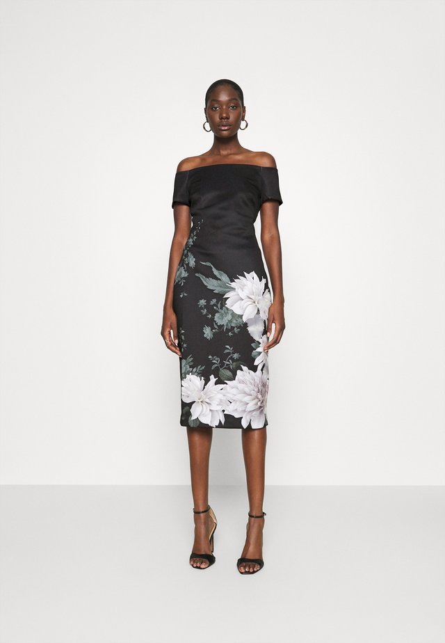 PEAONY - Vestido de tubo - black
