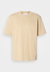 O NECK TEE OVERSIZE - Jednoduché tričko - light sand