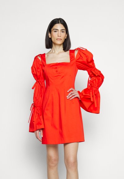 Sara Battaglia PUFFY SLEEVES DRESS - Cocktail φόρεμα / Φόρεμα για πάρτι - aperol