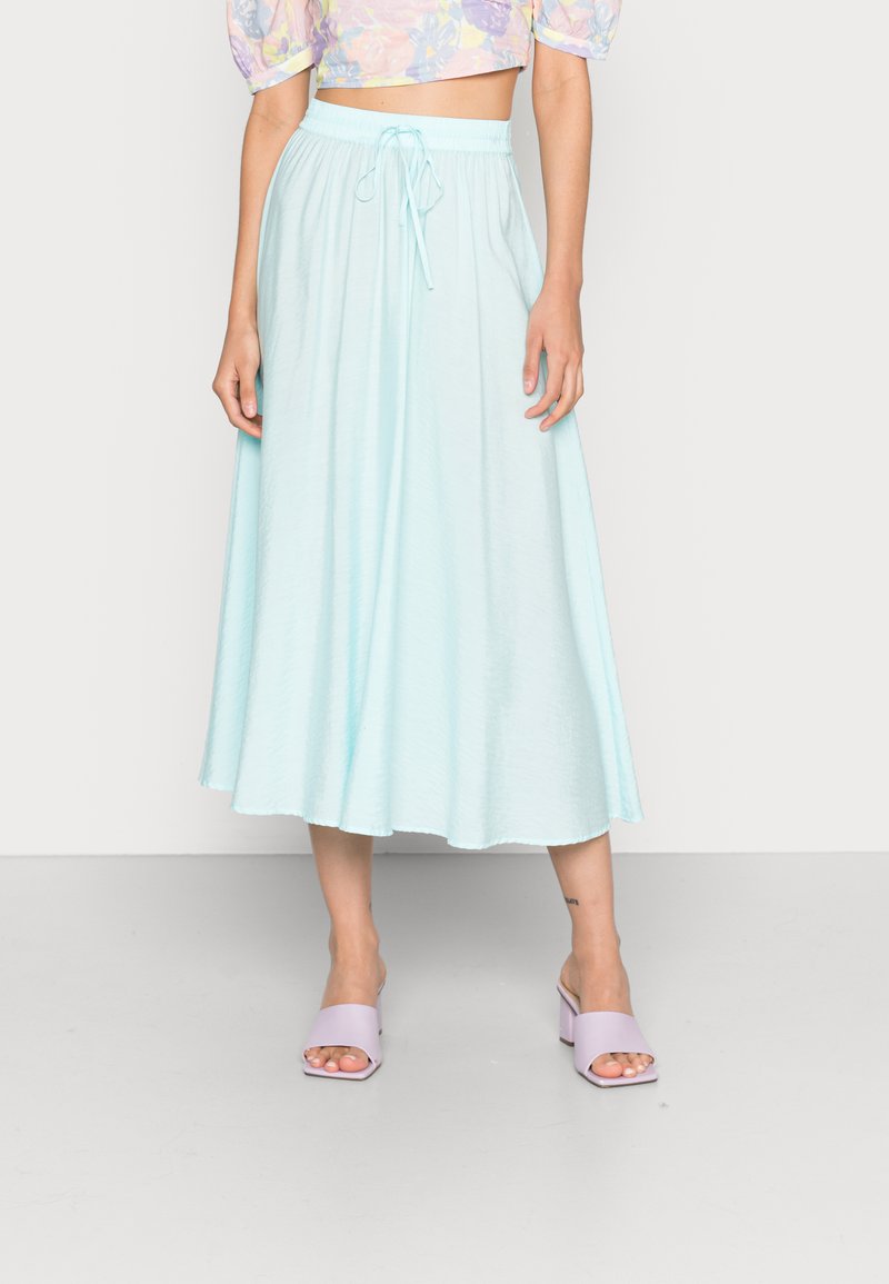 Gina Tricot LOLLO SKIRT - Saia evasé - iced aqua