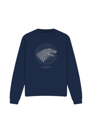 Cotton Soul, GAME OF THRONES STARK BURST SIGILS - Sweatshirt - dark blue