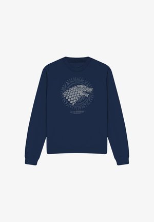 Cotton Soul, GAME OF THRONES STARK BURST SIGILS - Sweatshirt - dark blue