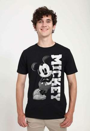Henry Tiger DISNEY CLASSIC MICKEY MICKEY LEAN UNISEX - Print T-shirt - black