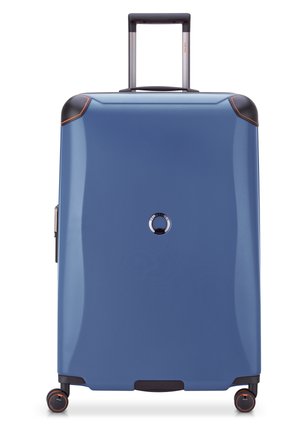 DELSEY Paris - AIR Armour - Valise Moyenne Rigide Extensible - 68x44x32 cm - 77 litres - L - Bleu Nuit