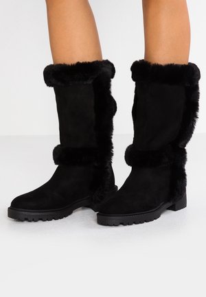 River Island Høje støvler/ Støvler - black