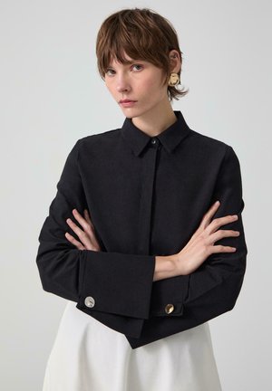 WIDE CUFF - Camicia - black