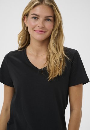 Love Copenhagen, LCDOMINIKA V-NECK - T-shirt basic - pitch black