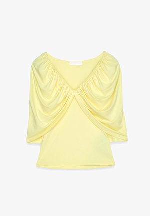 NA-KD, SOFT LINE - Trükipildiga T-särk - yellow