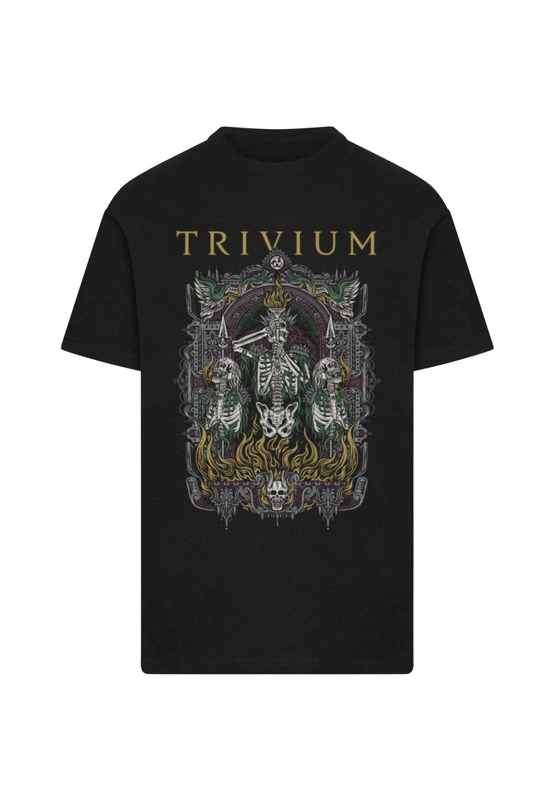 Merchcode TRIVIUM THIRD - Print T-shirt - black - Zalando