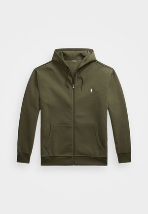 Polo Ralph Lauren Big & Tall DOUBLE KNIT FULL ZIP HOODIE - Užtrauktuku užsegamas treningas - alpine heather