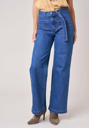 DEELUXE, DEELUXE ORIGINAL JEANS KAMI - Wide leg - med blau gebraucht
