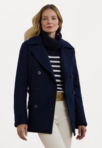 Lauren Ralph Lauren WOOL BLEND TWILL PEACOAT - Puspaltis - navy