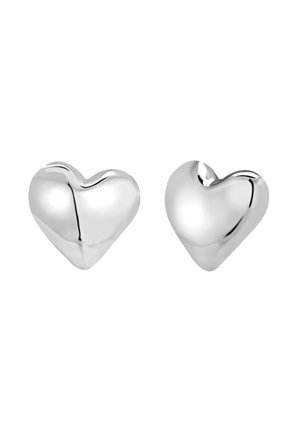 BIG HEART - Pendientes - silver-coloured